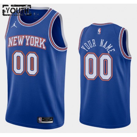 Kinder NBA New York Knicks Trikot Benutzerdefinierte Jordan Brand 2020-2021 Statement Edition Swingman